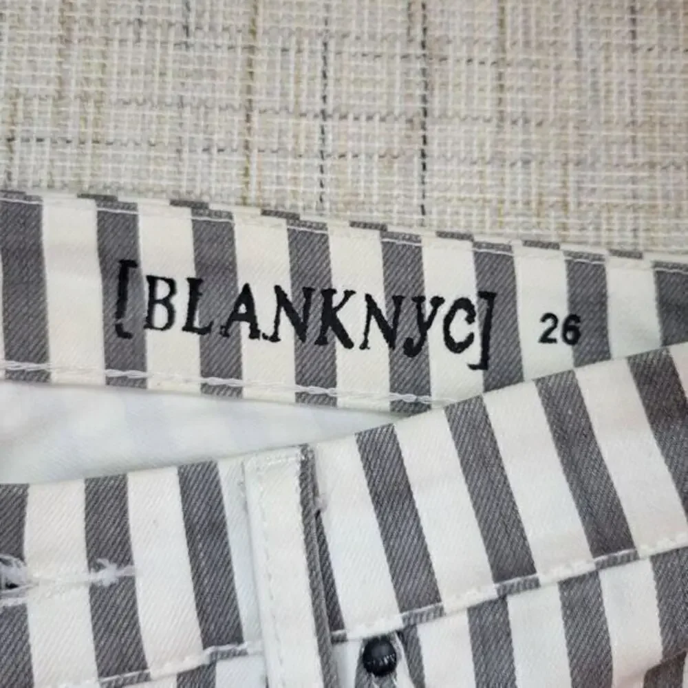 BLANKNYC The Stick‎ Shift Skinny Life Sentence Striped Jeans 26